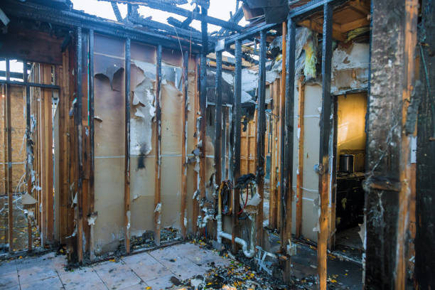 Professional Emergency Fire Cleanup technician working in Susan Moore, AL